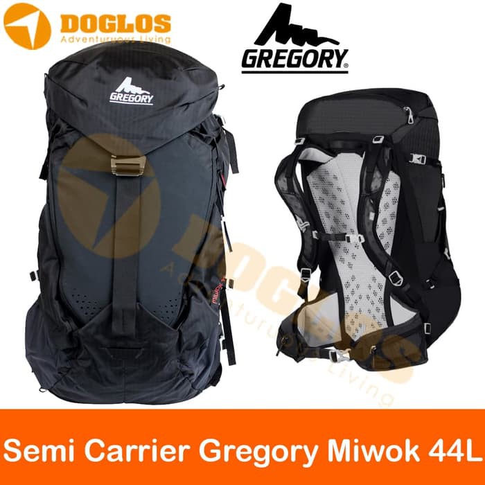 HOT SALE SEMI CARRIER GREGORY MIWOK 44L TAS DAY HIKING TRAIL GUNUNG OUTDOOR TERLARIS