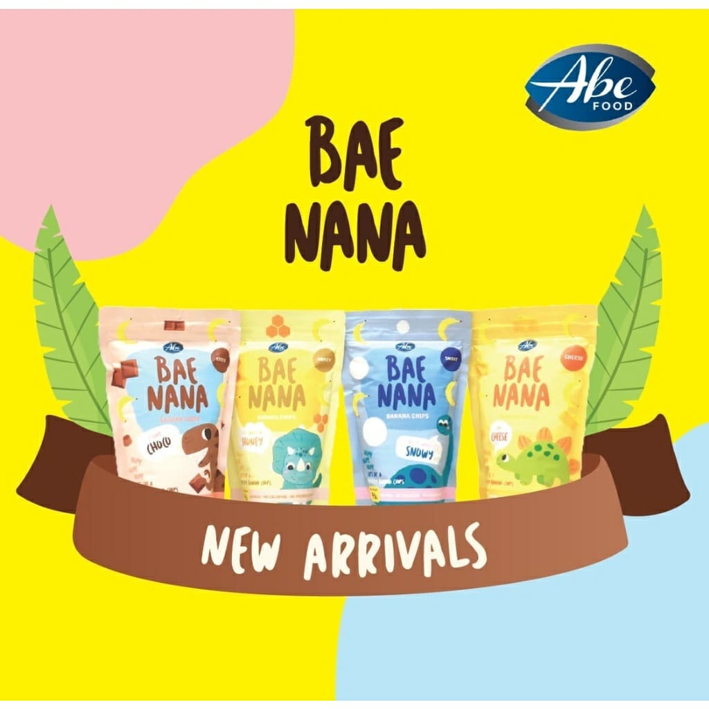 Abe Food Bae Nana 70gr Banana Chips Choco - Cemilan Anak