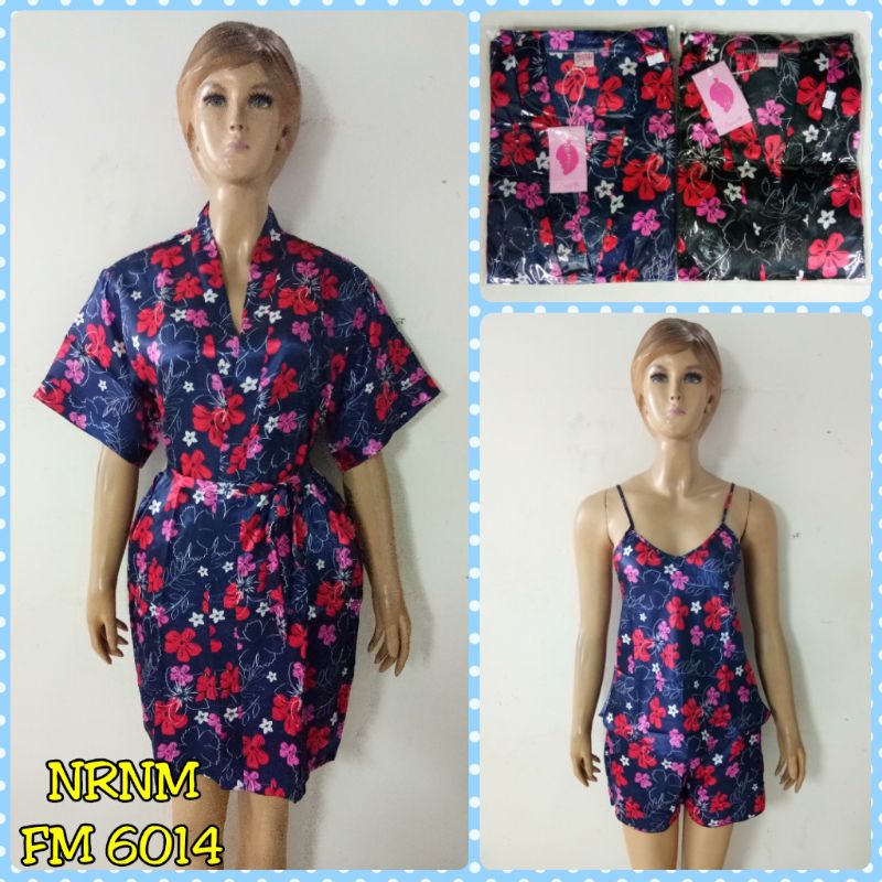 kimono 3in 1 bunga melati dewasa