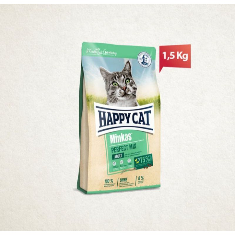 happy cat minkas perfect mix 1.5 kg freshpack