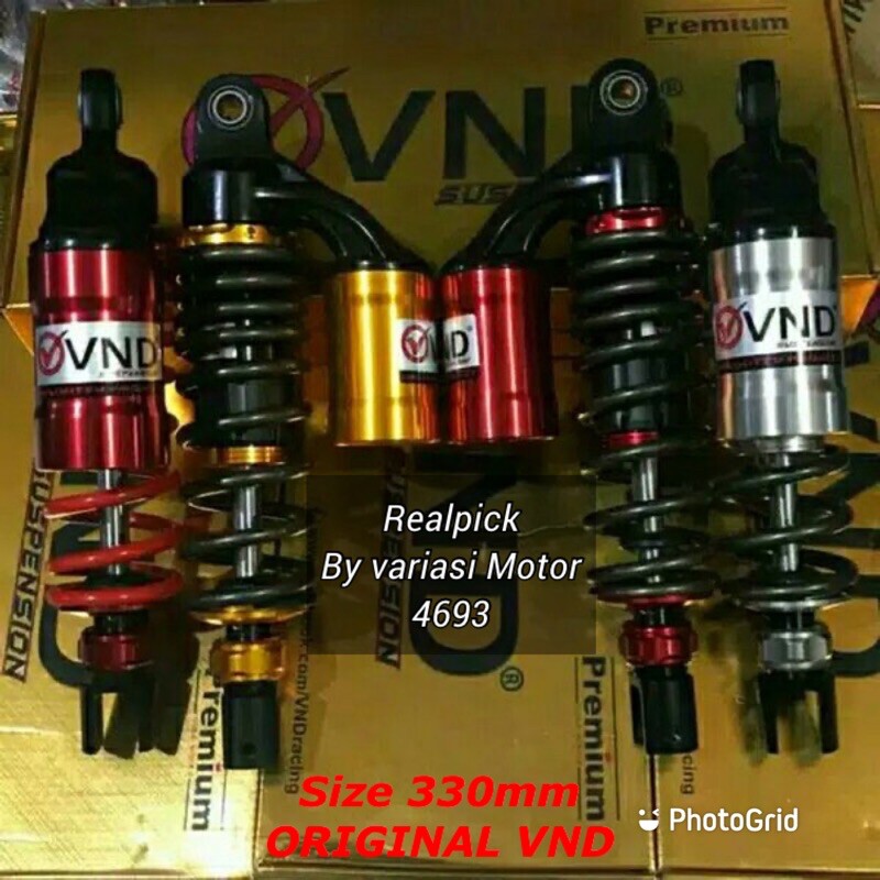 Shockbreaker Shock tabung atas matic mio beat scoopy vario fi miring VND racing ak333