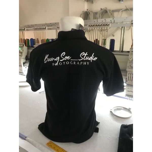Kaos Krah polo bordir costum
