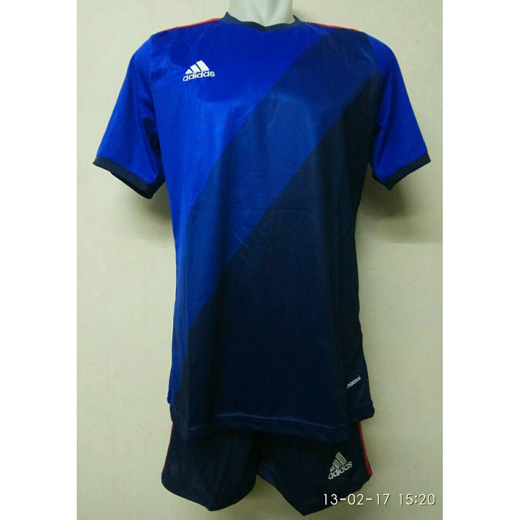 ADIDAS Setelan Kaos Celana Futsal / Bola Jersey Import Grade Original