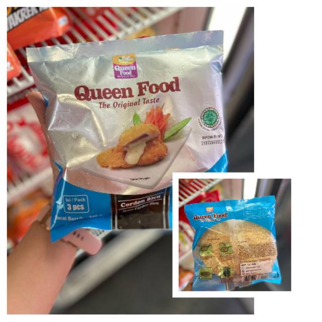

QUEEN FOOD CHICKEN GORDON BLEU isi 3 Jateng only