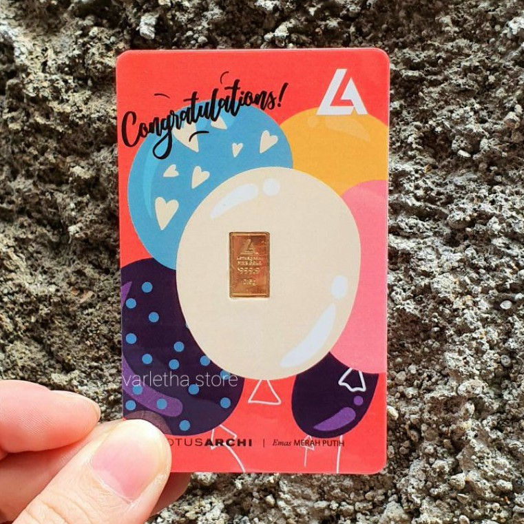 LM Lotus Archi 0.5 gram/Lotus Archi Gift Series/LM Congratulations