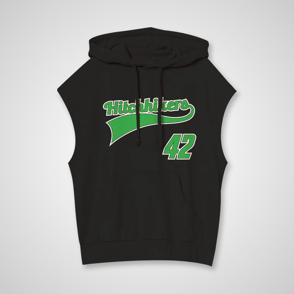 SLEEVELESS UNISEX HITCHHIKER 42 / ROMPI HOOIE UNISEX FLEECE TEBAL LEMBUT TERBARU'