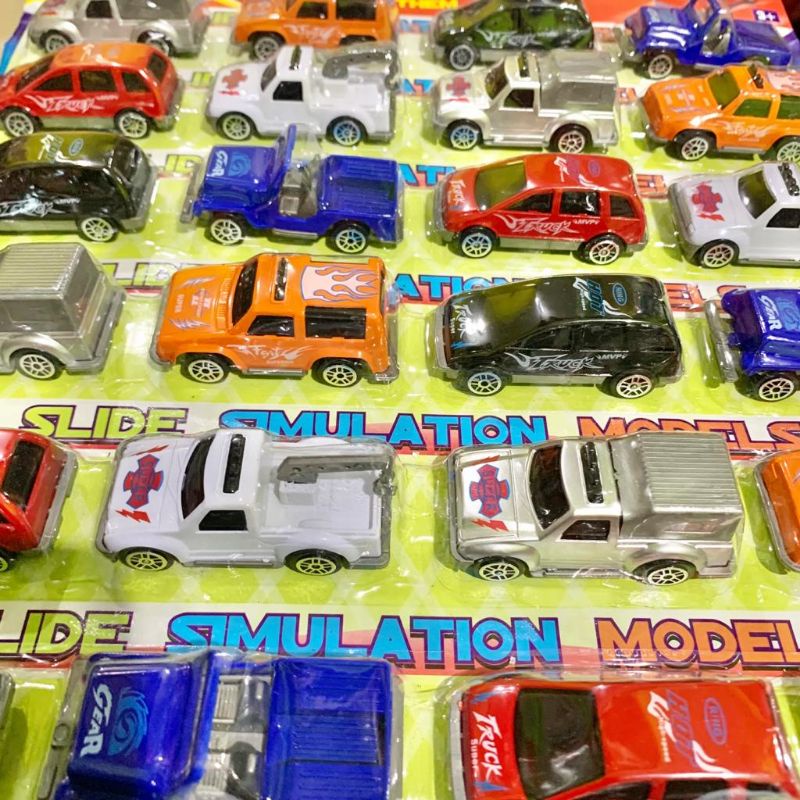 mobil set 4pcs / mobil mobilan miniatur simulator / mobil simulation / hotwheel kw - mainan anak murah