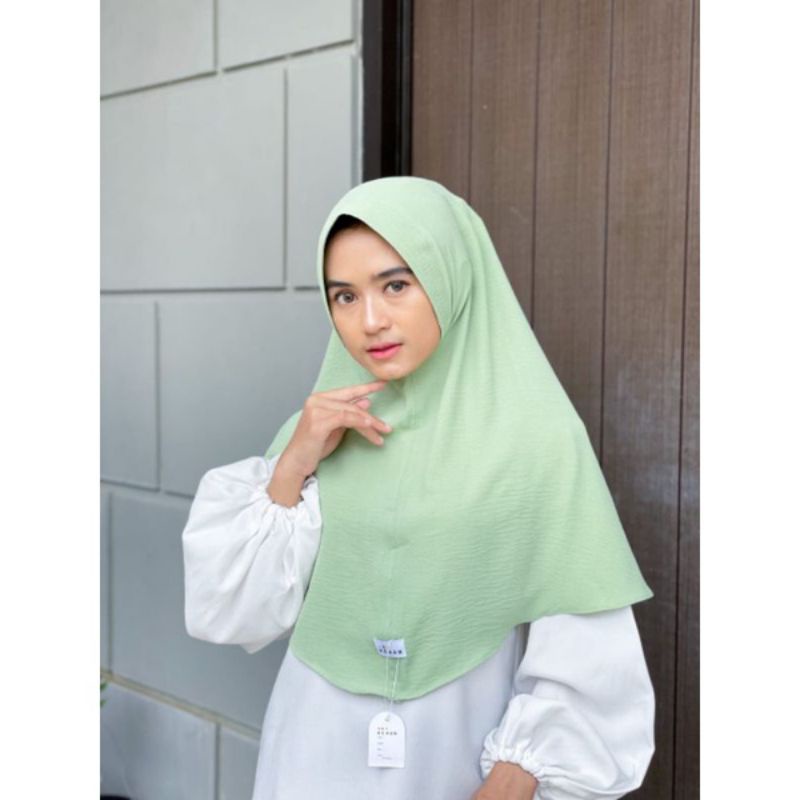 Jilbab Instan Pet Daisy Crinkle Airflow Premium | Hijab Instan Pet