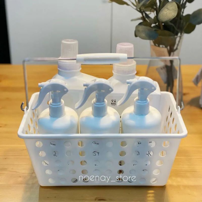 Keranjang Mini Keranjang Serbaguna Putih