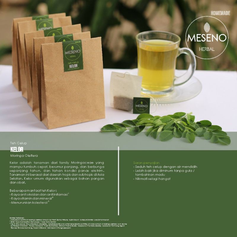 

Teh Herbal Daun Kelor MESENO