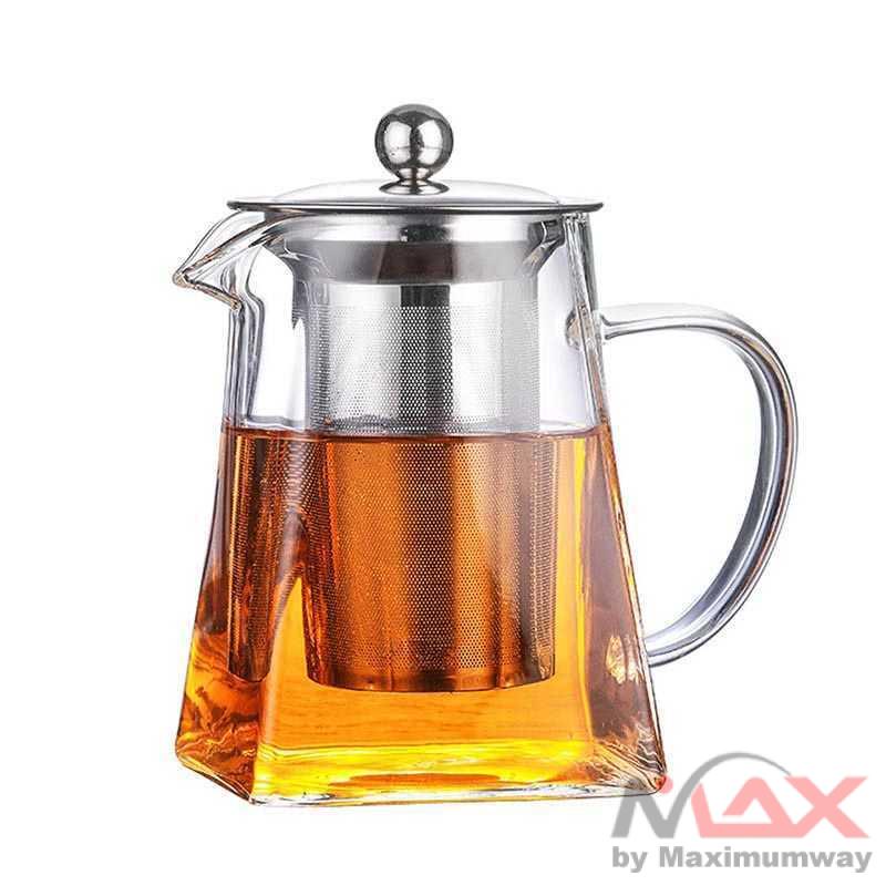 Teko Kaca Kristal pembuat teh china bisa masak di kompor Teko Pitcher Teh Chinese Teapot Maker Glass - TP-761