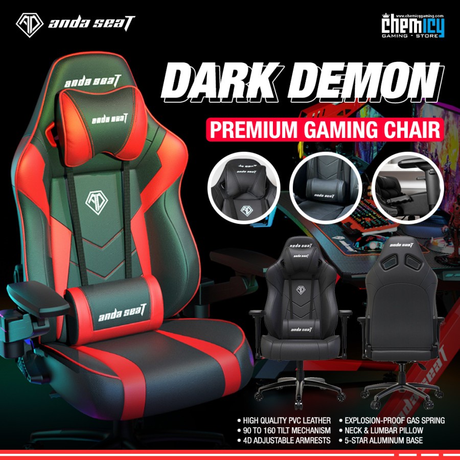 AndaSeat Dark Demon Gaming Chair / Kursi Gaming