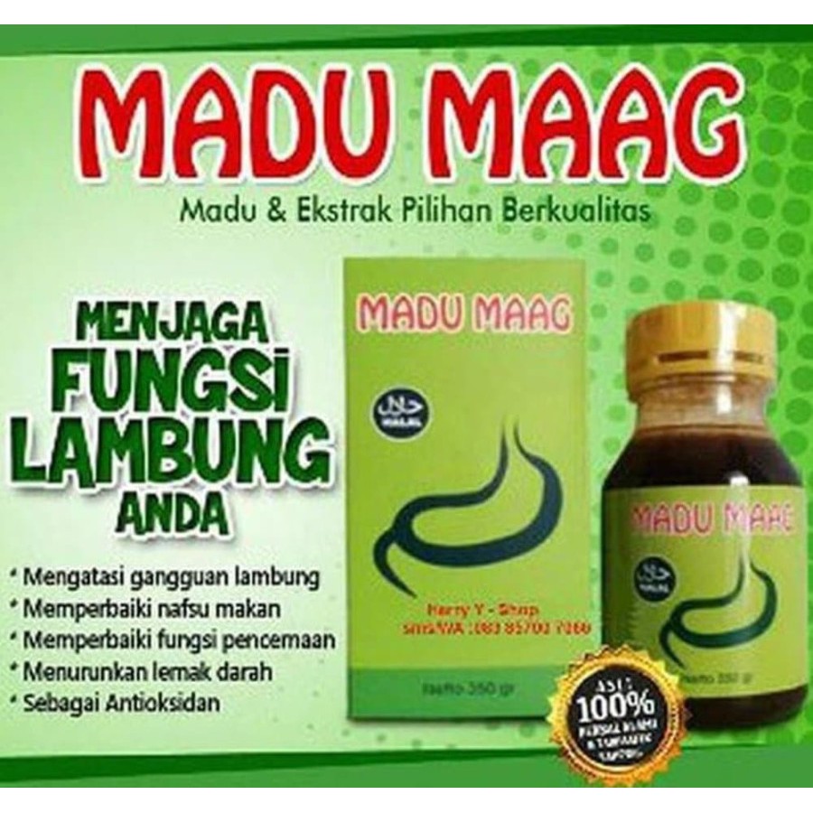 Madu Maag MAGO Almabruroh Madu Maag Madu Lambung Madu Pencernaan Madu 350gr