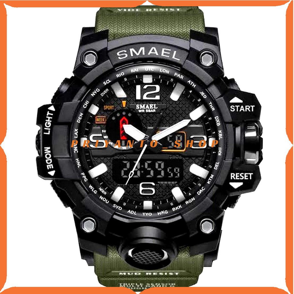 Strap Tali jam tangan Smael 1545 SMAEL 1545 Original Oem Rubber