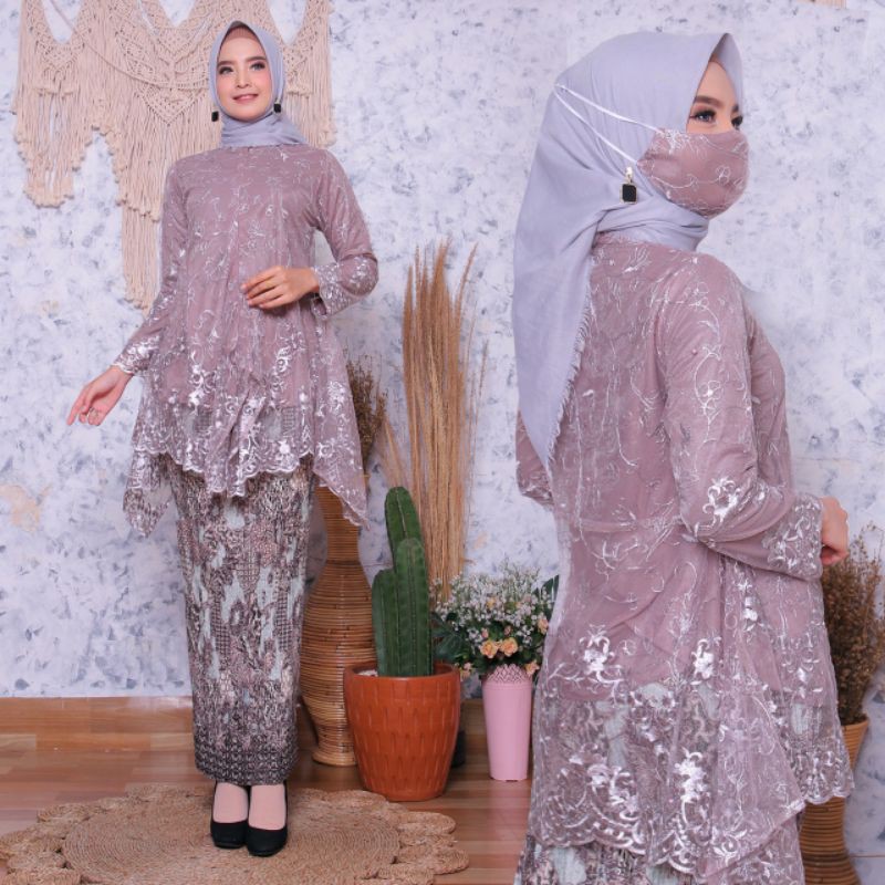 SETELAN KEBAYA TILLE WISUDA ~ KEBAYA MODERN ~ KEBAYA TILLE PESTA ~ KEBAYA TANAH ABANG ~ GROSIR KEBAY
