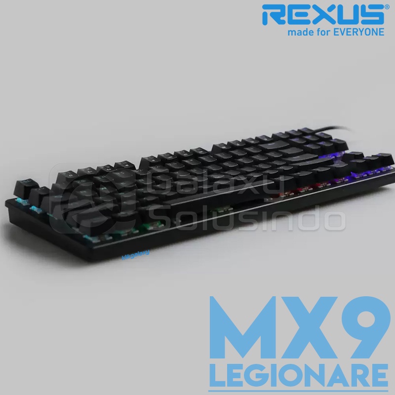 Rexus LEGIONARE MX9 Black TKL Mechanical Gaming Keyboard - Red Switch