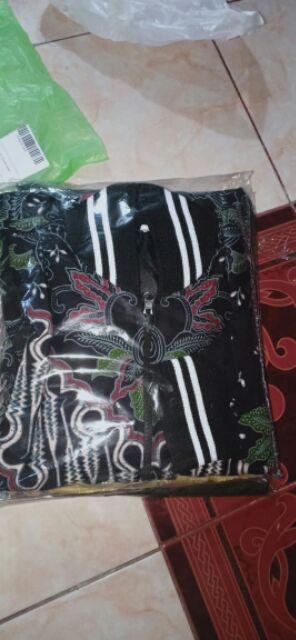Atasan Kemeja Batik Pria Lengan Panjang Premium Permana 9 Long Full Furing Kharis Batik Solo Ori
