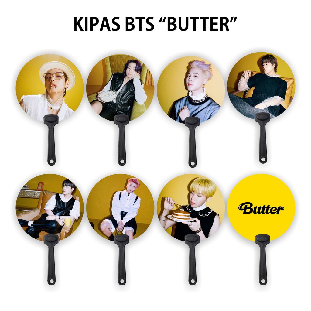 (READY STOCK) KIPAS TANGAN / HANDFAN BTS BUTTER