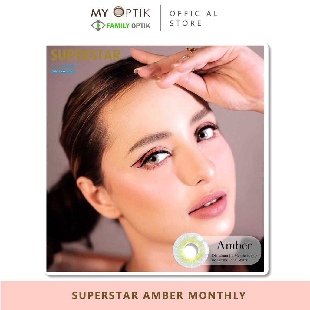 Superstar Amber lensa warna softlens premium