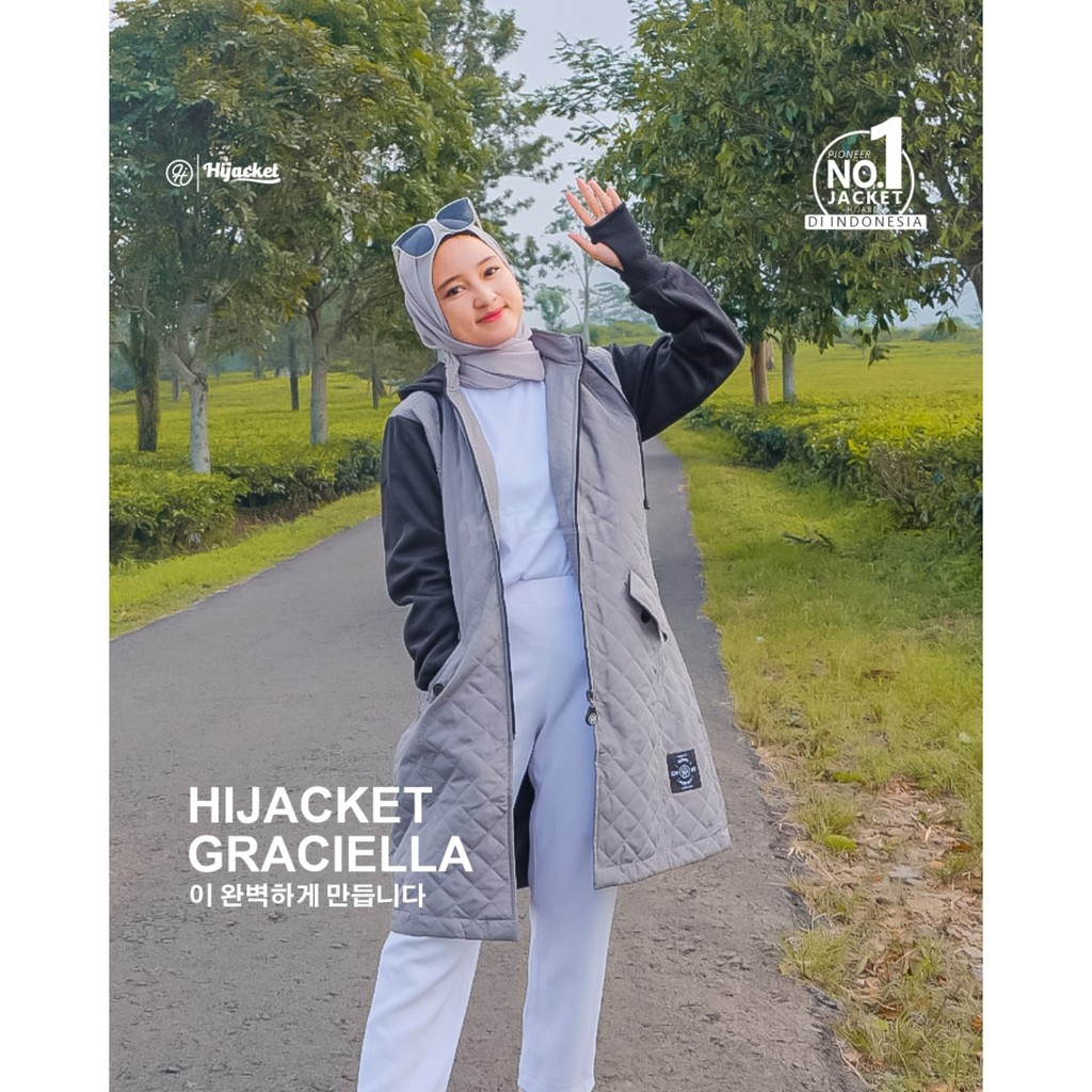 HIJACKET GRACIELA JAKET MUSIM DINGIN - OUTWEAR MUSLIMAH TEBAL NYAMAN WINTER FASHION-3