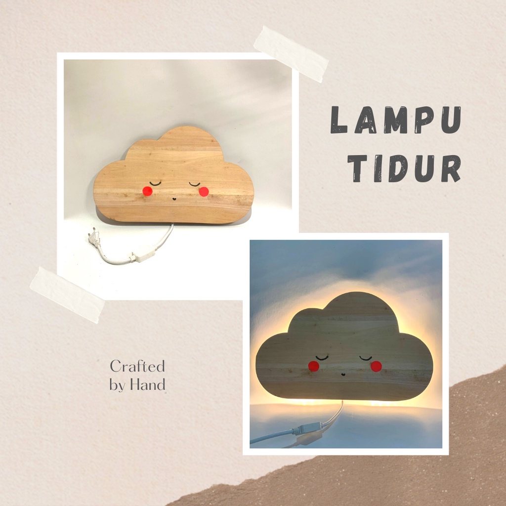 Lampu Tidur LED Karakter/Cloud Lamp/Hiasan Kamar Lampu LED