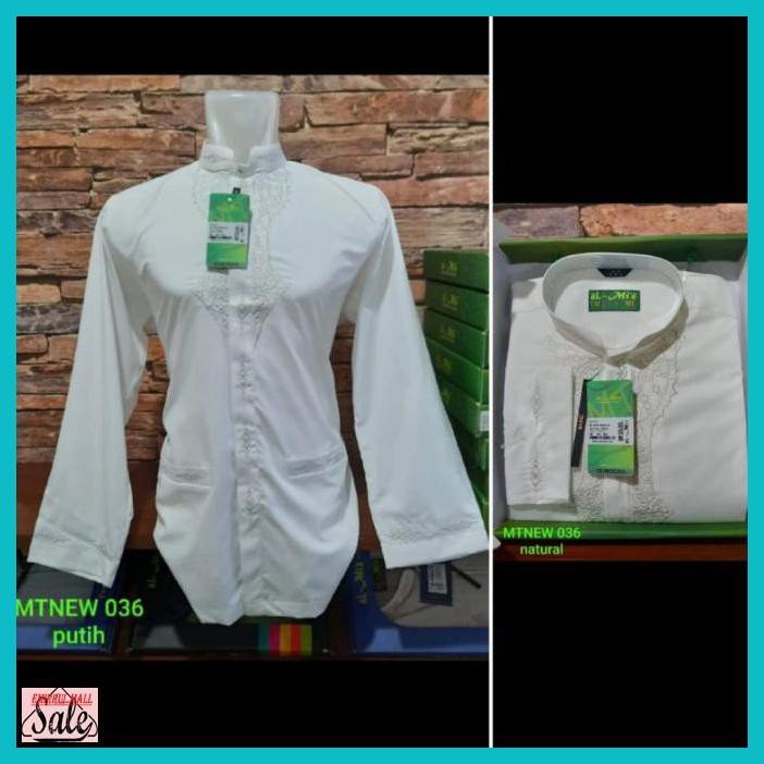 KOKODEWASA- BAJU KOKO AL-MIA MT (KUALITAS DI ATAS AL-MIA PREMIUM) - PUTIH TULANG, XS -FASHION-