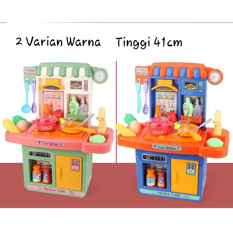 Tma / Mainan Anak Kitchen Set Spraying Mist Mini / Mainan Masak Masak Kompor Bisa Keluar Uap