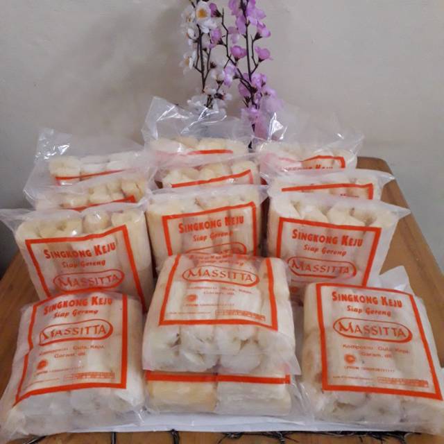 Singkong Keju Massitta asli Salatiga, siap goreng enak gurih crunchy