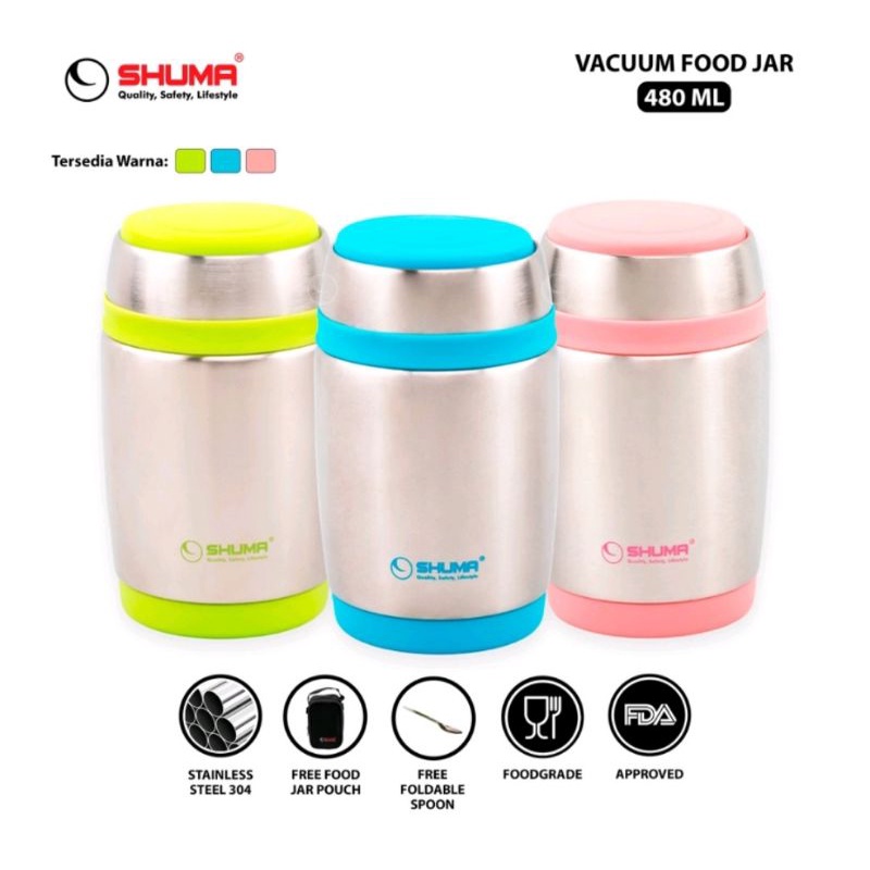 shuma vacum food jar termos bekal makanan shuma / tempat sup / tempat bubur bayi