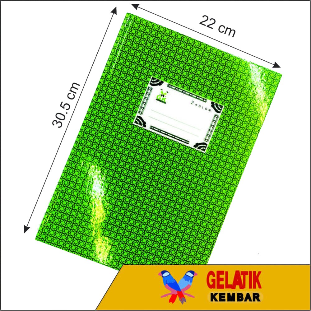 

Hardcover Folio Kas 3 Kolom Gelatik