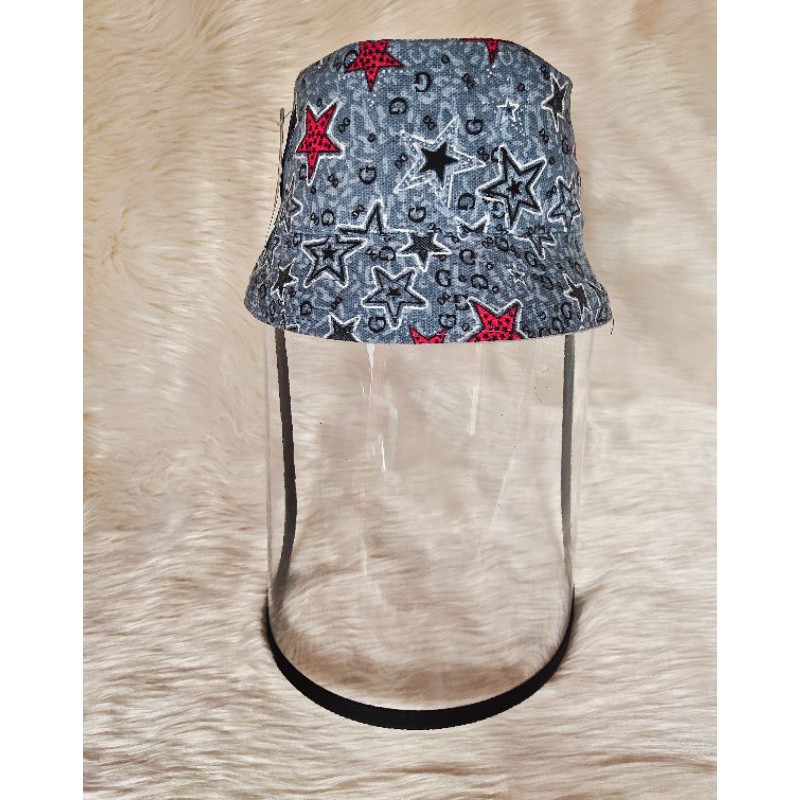topi anak anti corona bucket hat anak topi bayi anti corona topi faceshield-35