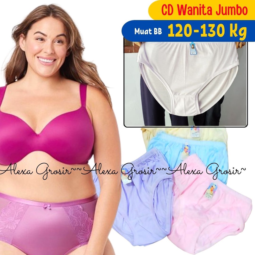 Celana Dalam Wanita Katun JUMBO SIZE / CD Jumbo / Bisa untuk Ibu HAMIL