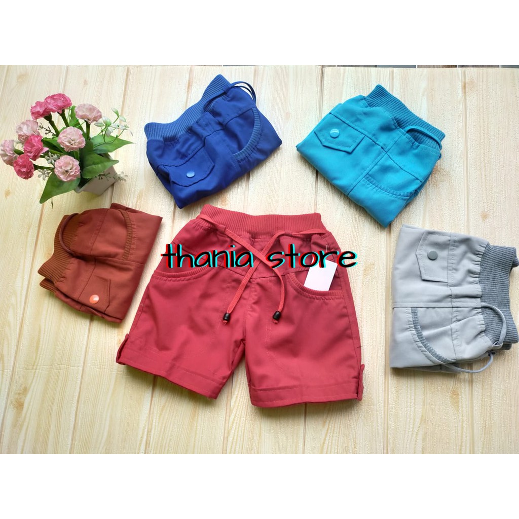 pilih warna celana pendek anak hotpant candypant 1-5th termurah