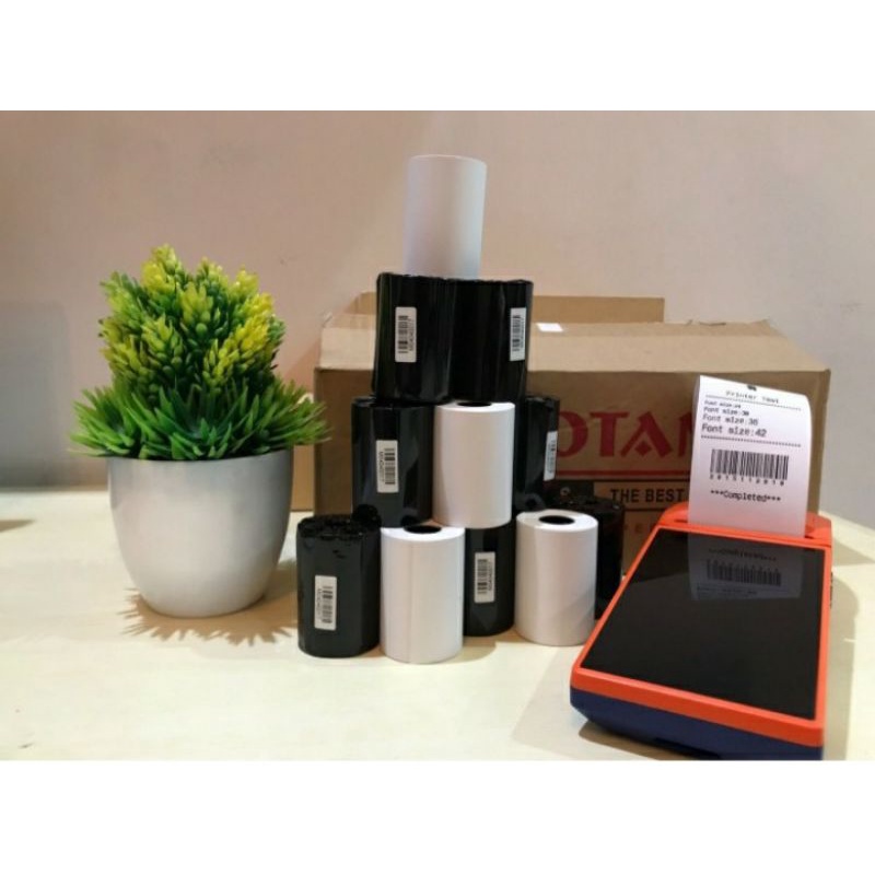 

Kertas Thermal 58 x 40 | Struk EDC | 1 Dus isi 64