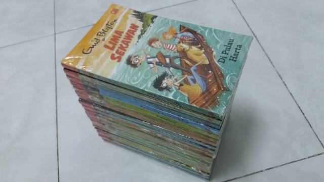 PAKET LENGKAP NOVEL LIMA SEKAWAN  - ENID BLYTON (21 BUKU)
