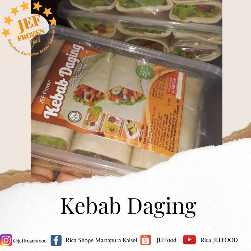 

Kebab Sayur Daging Mini isi 6