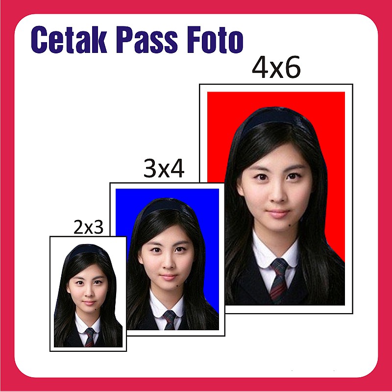 Cetak Pas Foto 2x3 3x4 4x6 Shopee Indonesia 