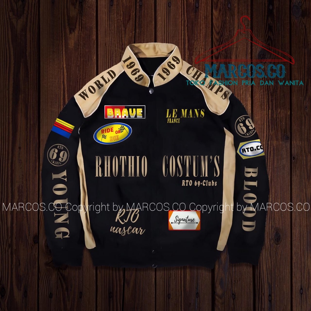 JAKET NASCAR FULL BORDIR PREMIUM FASHION 2022