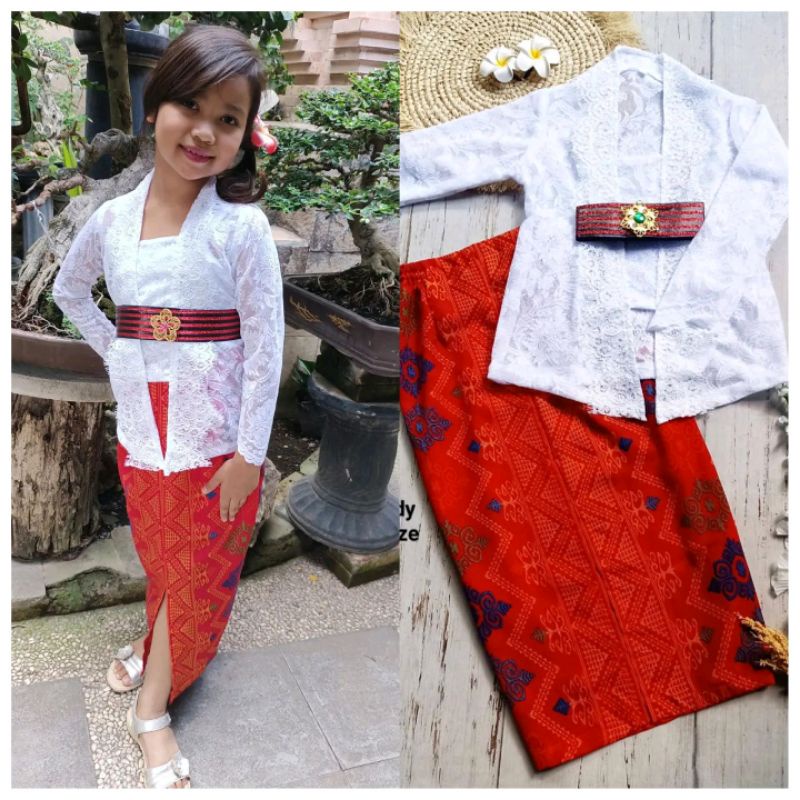 Jual KEBAYA ANAK BALI / BAJU KEBAYA ANAK BALI / KEBAYA ANAK PEREMPUAN
