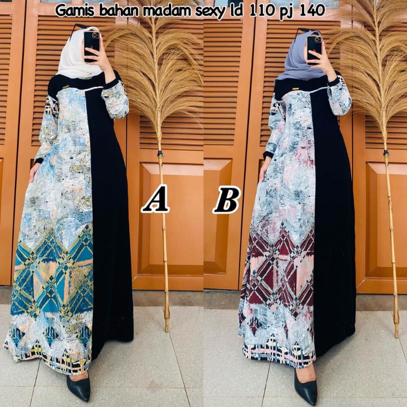 gamis madam sexy / gamis abaya / gamis terbaru/ gamis motif