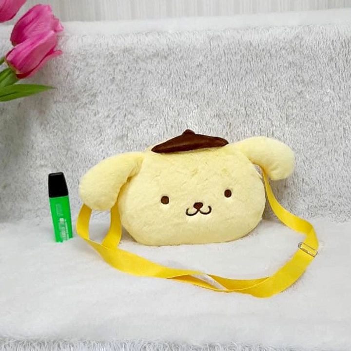 Tas sandang slempang melody cinnamorol pompompurin kirby kuromi dompet