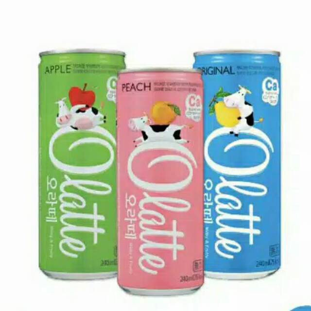 OLATTE DRINK MINUMAN SUSU UHT RASA BUAH / MINUMAN KALENG