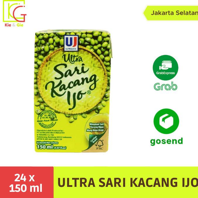 

(BISA COD) ultra sari kacang ijo 150 ml isi 24 pcs (khusu kurir instant /sameday) PROMO SPECIAL Kode 1113