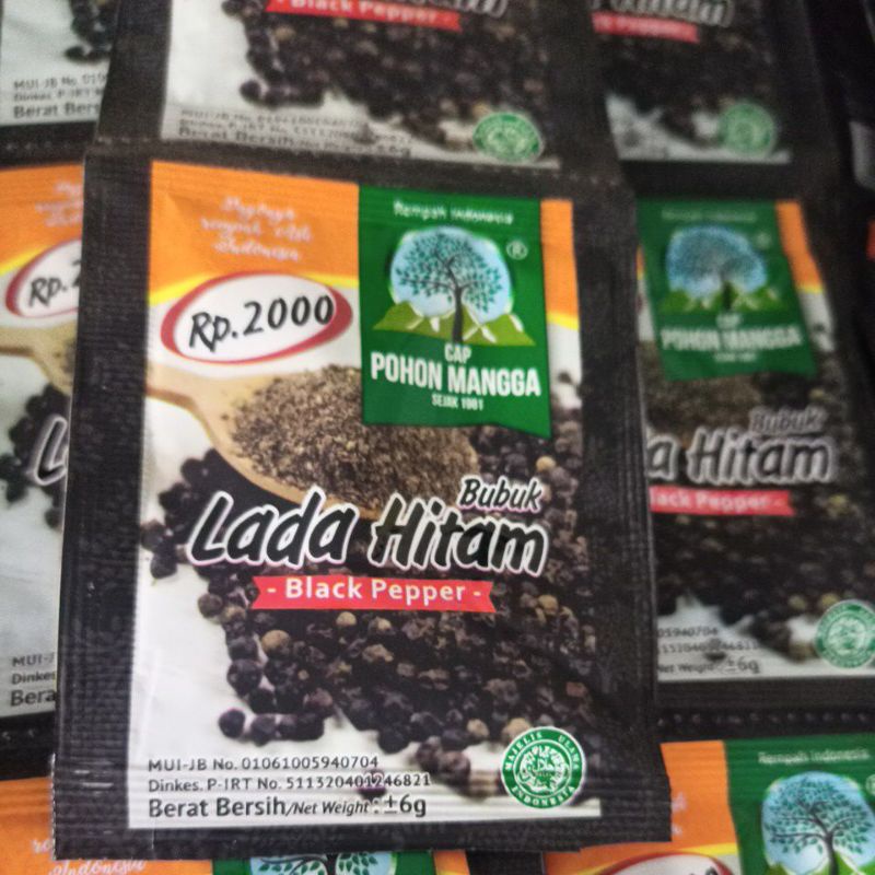 

bubuk lada hitam cap pohon mangga