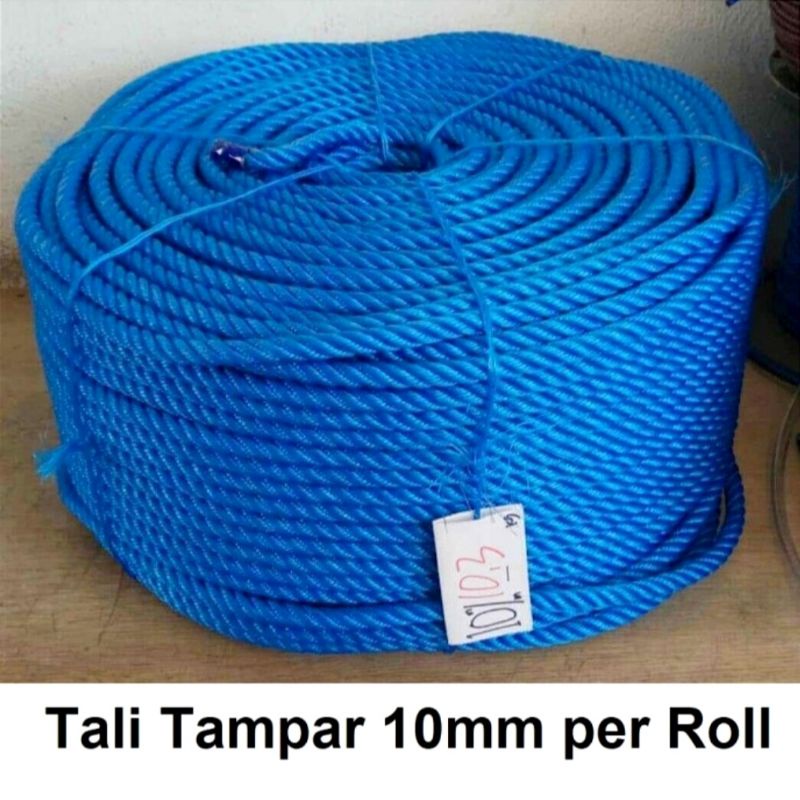 

Tali Tampar Plastik 10mm per roll / Tali Tambang Plastik senar 10 mm / Tali ikat