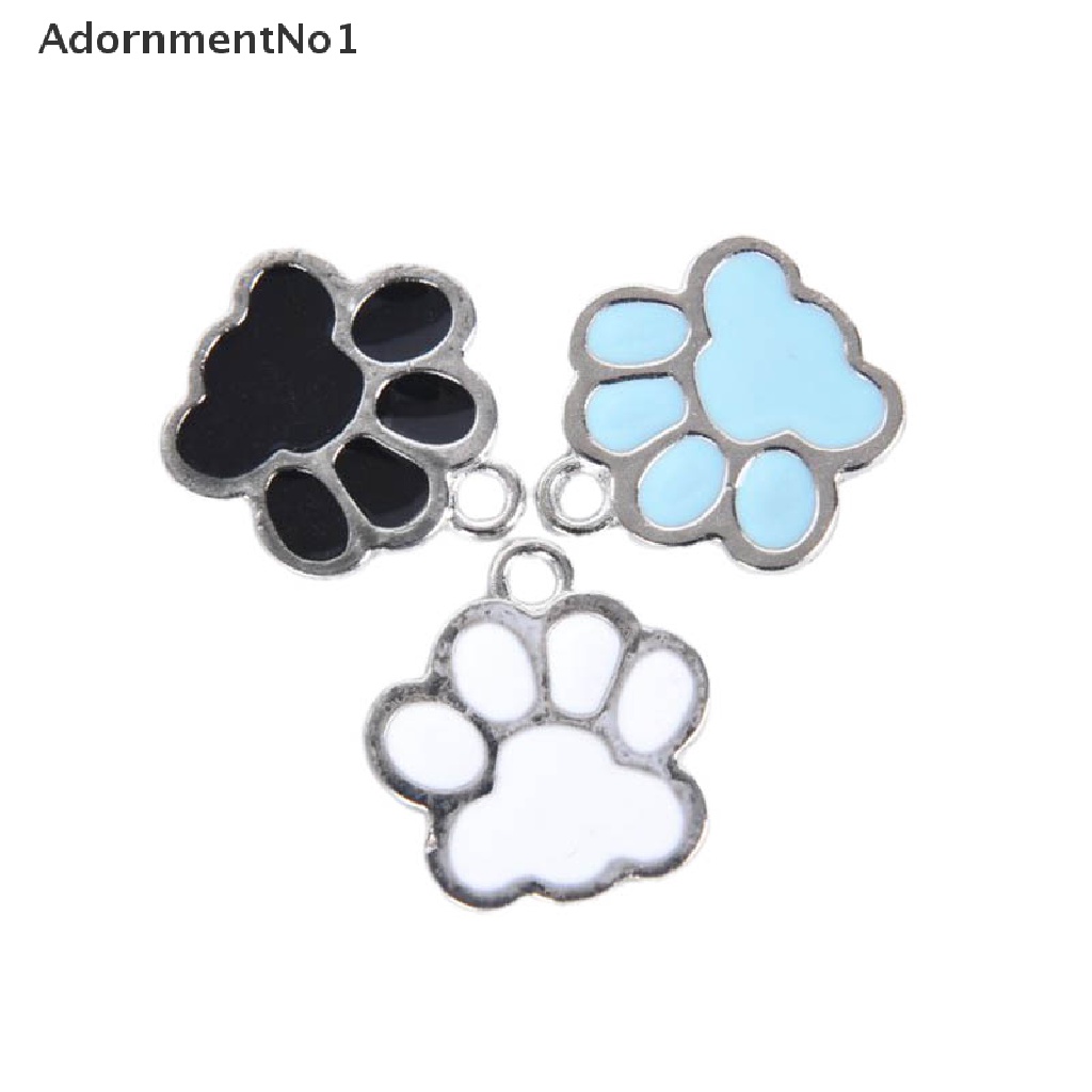 (AdornmentNo1) 10pcs / Set Liontin Enamel Bentuk Cakar Beruang Bahan Alloy Untuk DIY Perhiasan