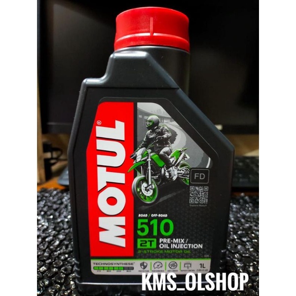 Oli Motul 510 Technosynthese 2T 1 Liter Oli Samping 2T Motor 2 Tak Pelumas motor 2T