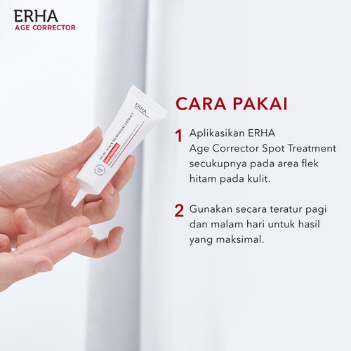 ERHA Age Corrector Kojic Acid &amp; Microalgae Extract Spot Treatment - Krim Flek Hitam