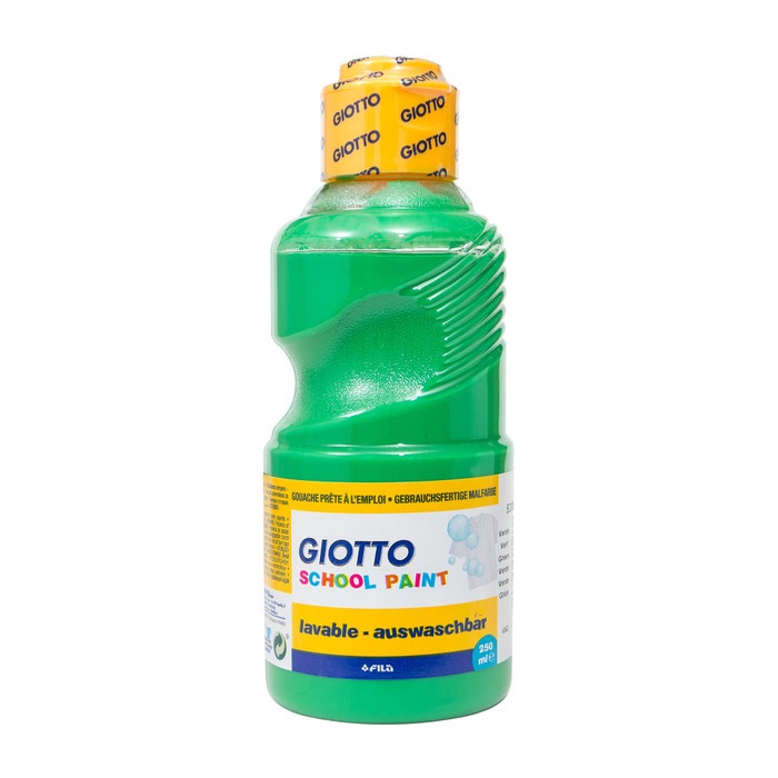

air-cat- giotto school paint 250 ml - hijau -cat-air.