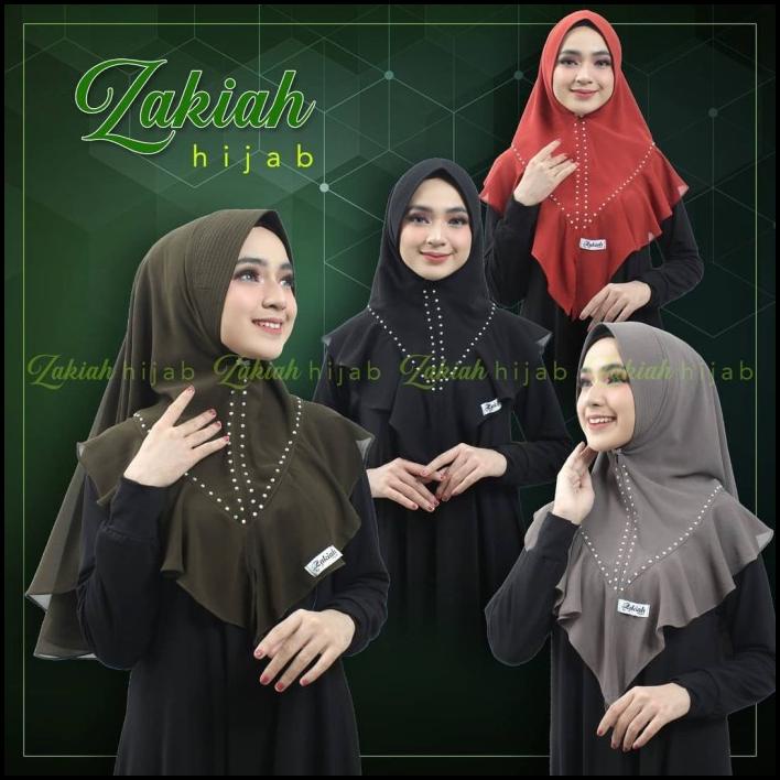 Hijab Instan Qiara | Jilbab Rempel Mini Payet - Ceruty Premium